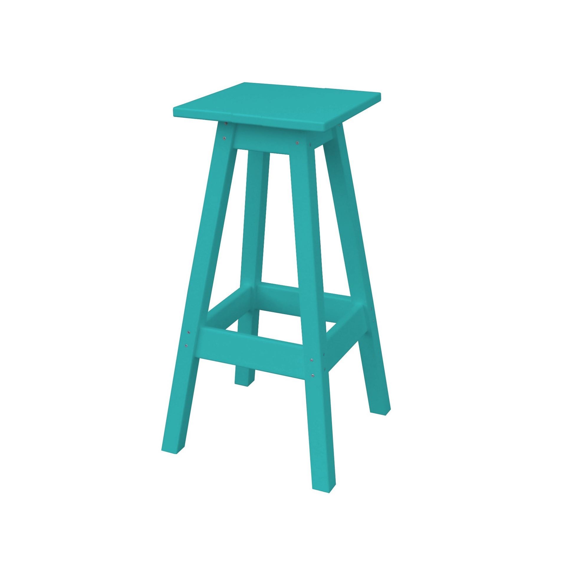 Allemaal kop Pest Square Traditional Bar Stool - Pool Furniture Supply