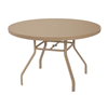 Avalon II Round Punched Aluminum Patio Dining Table - 36”, 42”, or 47” Diameters