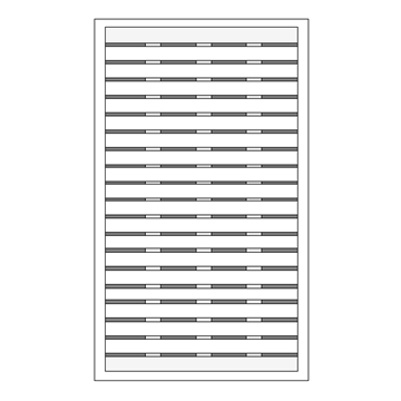 20” Aspen Slat Top Square Aluminum Patio Side Table