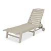 Armless Chaise Lounge With Wheels