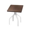 19" Lexington Square Side Table with Recycled Poly Top and Powder-coated Aluminum Base