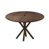48” Lexington Round Patio Dining Table With Recycled Poly Top And Aluminum X-Base
