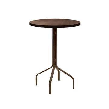 30” Lexington Round Dining Patio Table With Recycled Poly Top And Powder-Coated Aluminum Base