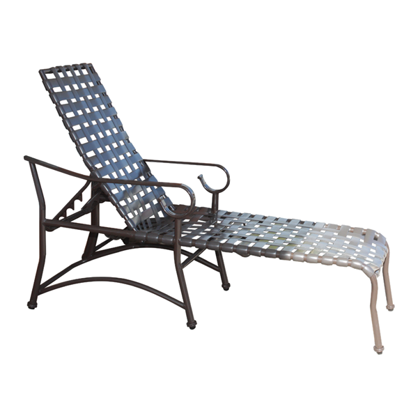 Crossweave Sierra Chaise Lounge With Arms