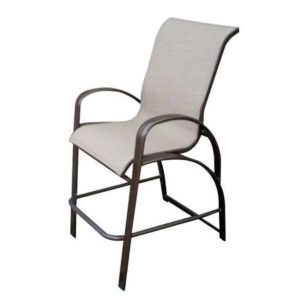 Eclipse Curve Sling Bar Chair 