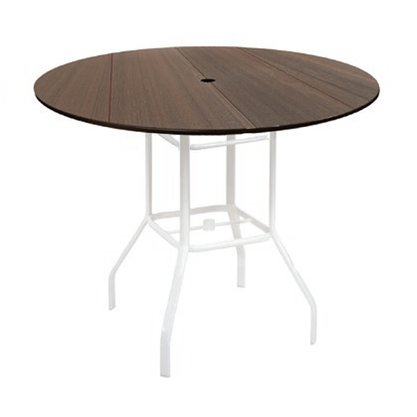 Lexington Round Bar Table With Recycled Poly Top And Powder-Coated Aluminum Base - 36”, 42”, Or 48”