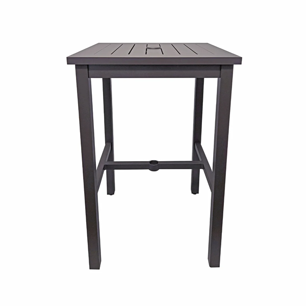 Square Bar Height Patio Table	