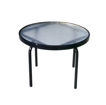 Classic 24" Round Acrylic Side Table