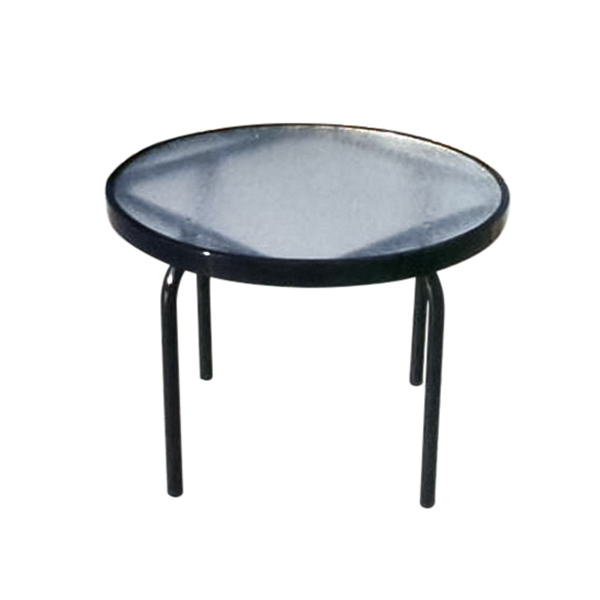 Classic 24" Round Acrylic Side Table