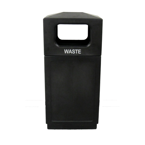 39-Gallon Hooded Top Waste Can