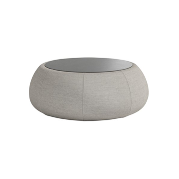 Contour Coffee Table With Upholstered Base
