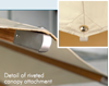 Fiberbuilt Wood Market Umbrella 11 Foot Octagon with Two Piece Wood Pole