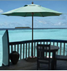 Fiberbuilt Lucaya Market Umbrella 8 Foot Octagon with One Piece Powder Coated Pole
