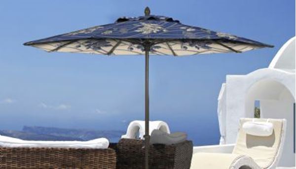 Fiberbuilt Guy Harvey Market Umbrella 9 Foot Octagon with Two Piece Powder Coated Pole