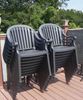 Colombo Plastic Resin Stacking Armchair