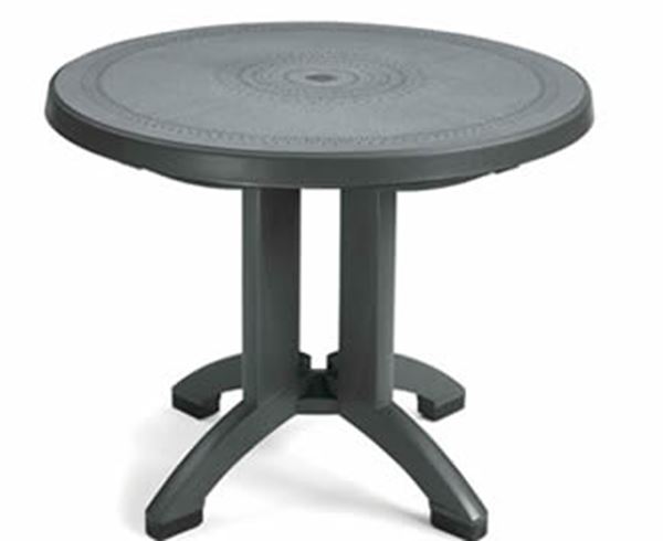 Picture of Victoria Classic 38 Inch Round Folding Table Plastic Resin, Case Pack of 6