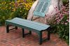 Picture of Polywood Traditional 48 Inch Backless Bench Recycled Plastic