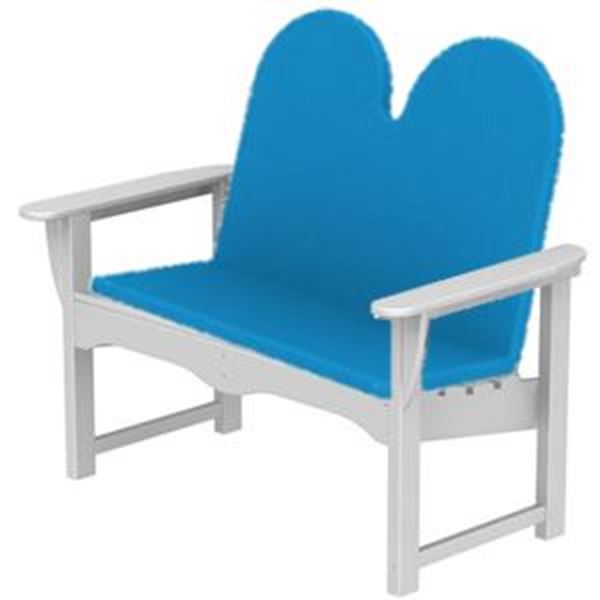 Polywood Cushions Adirondack 48 Inch Bench Full Cushion Only