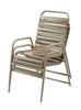 St. Maarten Dining Chair Vinyl Straps with Aluminum Frame