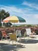 Telescope Aruba Arm Chair Fabric Sling with Aluminum Frame