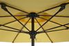 Fiberbuilt Lucaya Market Umbrella 11 Foot Octagon with One Piece Powder Coated Pole