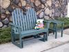 Polywood Adirondack Recycled Plastic 48 Inch Glider Bench