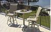 Picture of Telescope 36 Inch Round Counter Height Pedestal Table Cast Aluminum