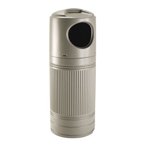30 Gallon Pool Deck Trash Can Round Plastic