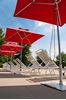 75 lb. Powder Coated Steel Umbrella Base with Wheels