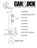 Camlock Surface Mount Umbrella Base