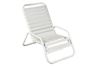 Sand Chair with Vinyl Straps and Stackable Aluminum Frame