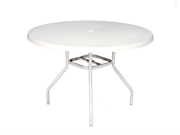Round 42" Fiberglass Dining Table