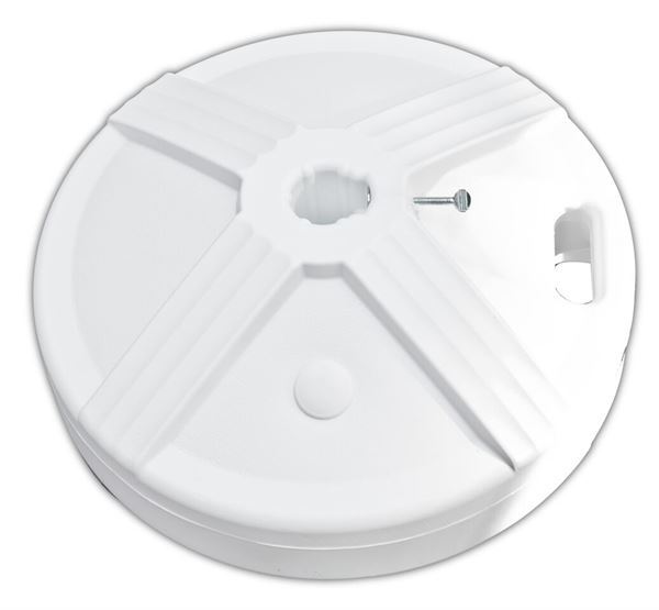 50 lb. White Concrete Filled Umbrella Base