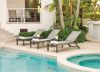 Telescope Kendall Sling Stacking Chaise Lounge with Aluminum Frame