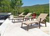 Telescope Belle Isle Four Position Lay-Flat Chaise with Aluminum Frame and MGP Accents