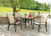 Telescope Belle Isle Sling Arm Chair with Aluminum Frame