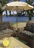 Fiberbuilt Garden Umbrella 7 1/2 Foot Hexagon with Two Piece Aluminum Pole