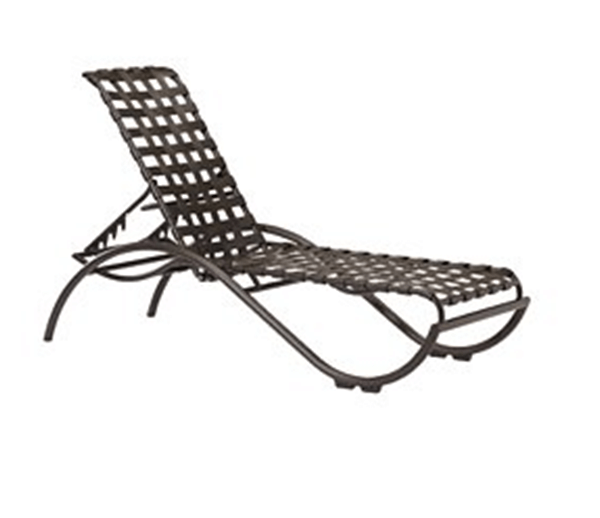 Tropitone La Scala Cross Strap Pool Chaise Lounge