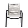 Tropitone Elance EZ Span Vinyl Strap Dining Arm Chair