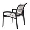 Tropitone Elance EZ Span Vinyl Strap Dining Arm Chair