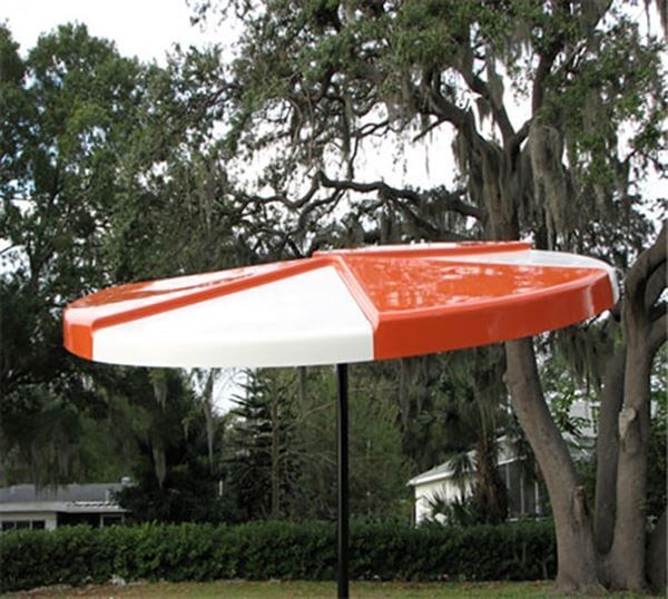 Umbrella 6 foot Round Pinwheel Fiberglass Top