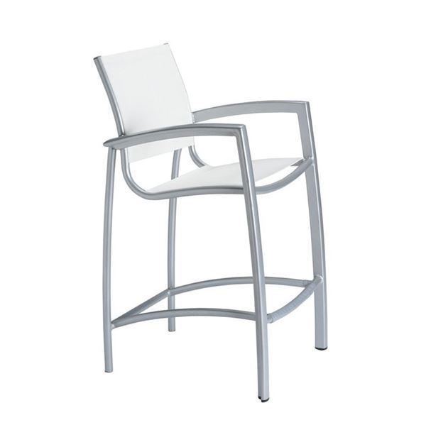 Tropitone South Beach Relaxed Sling Bar Stool