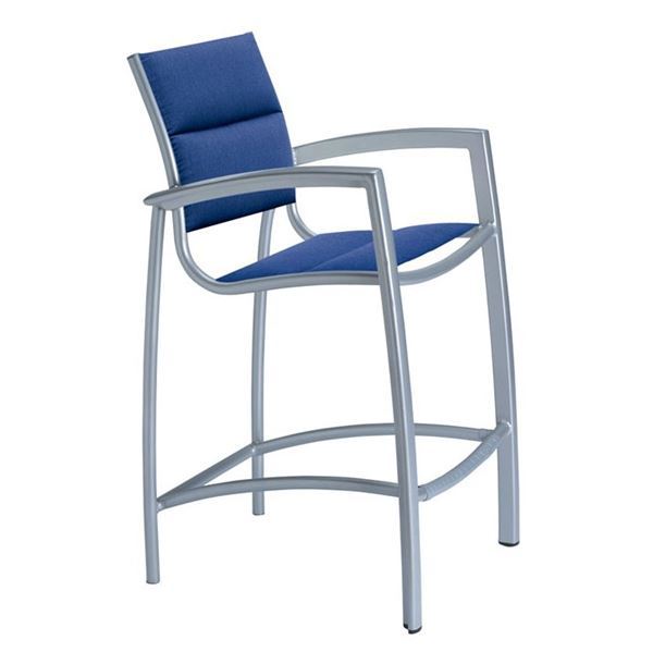 Tropitone South Beach Padded Sling Bar Stool