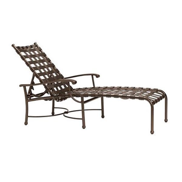 Tropitone Sorrento Cross Strap Chaise Lounge
