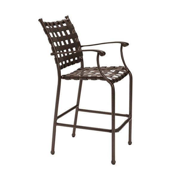 Tropitone Sorrento Cross Strap Bar Stool