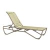 Tropitone Millennia EZ Span Vinyl Strap Armless Chaise Lounge