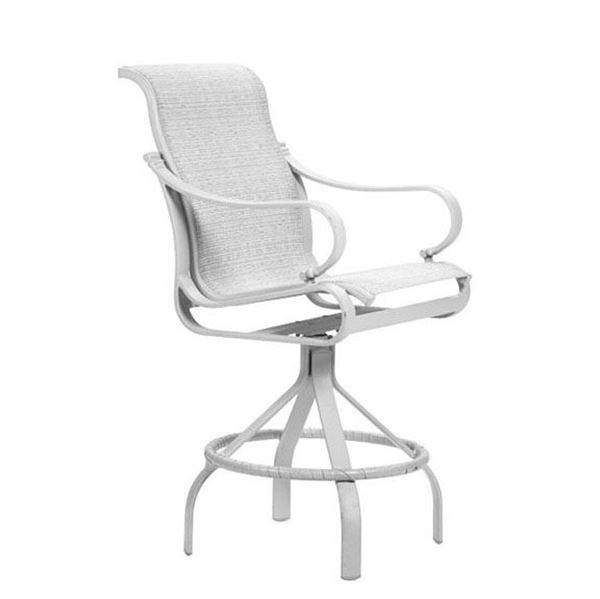 Tropitone Torino Sling Swivel Bar Stool 22.5 lbs