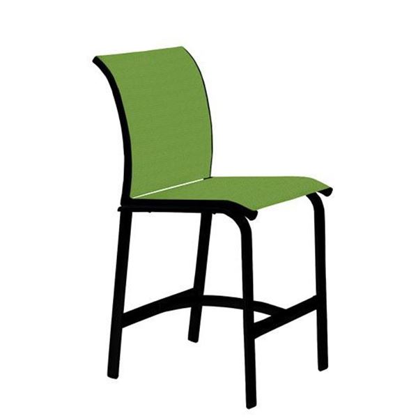Tropitone Elance Relaxed Sling Armless Bar Stool