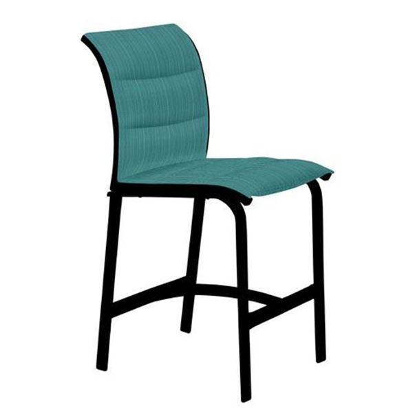 Tropitone Elance Padded Sling Armless Bar Stool