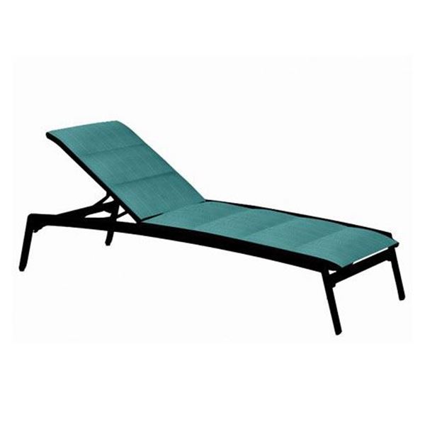 Tropitone Elance Padded Sling Armless Chaise Lounge